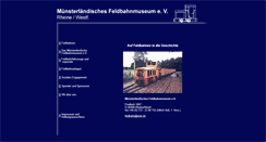 Desktop Screenshot of feldbahn.org